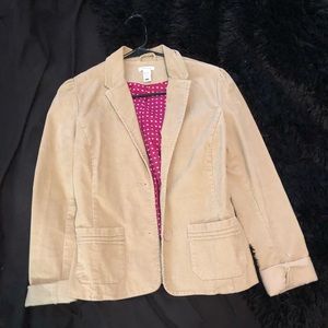 Corduroy beige jacket from old navy!